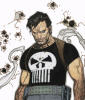 The Punisher sketch by Travis Charest