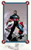 Captain America Pin-up w/ sketch 4