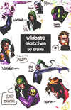 Wildcats Volume 1 Issue 50 page 35-Travis Sketches